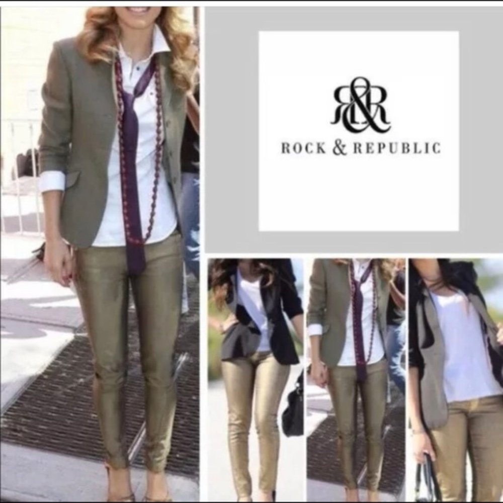 Rock & Republic Berlin New Money Skinny Jeans Size 6 NWT